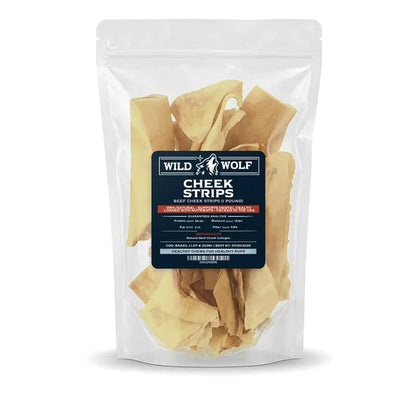 Beef Cheek Strip Dog Treats – 100% Natural Beef Chews